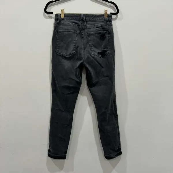 Good American Black Good Legs Crop High Waist Skinny Jeans Size 8/29 GLC961T - Image 4