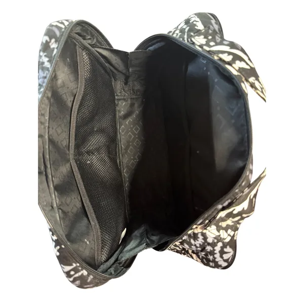Vera Bradley Train Case Cosmetic‎ Makeup Bag Travel Organizer Black Paisley - Image 13