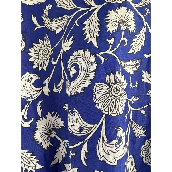 Women’s Destination 365 Large Royal Blue Paisley Maxi Skirt - Image 4