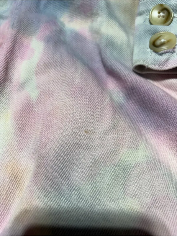 Show me your mumu tegan jumper tropic Tie-Dye Button-Up Romper XS - Image 2