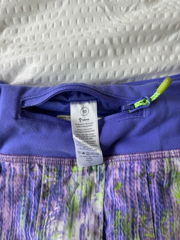 Lululemon Skirt Ivivva Ruffled Purple Size XXS - Image 3