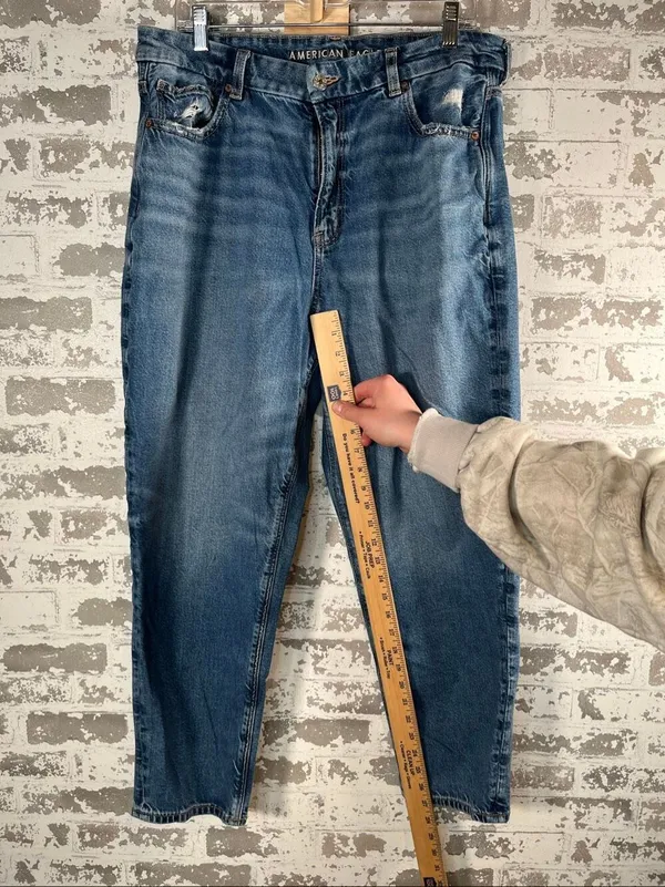 American Eagle | women mom curvy jeans plus size denim - Image 5
