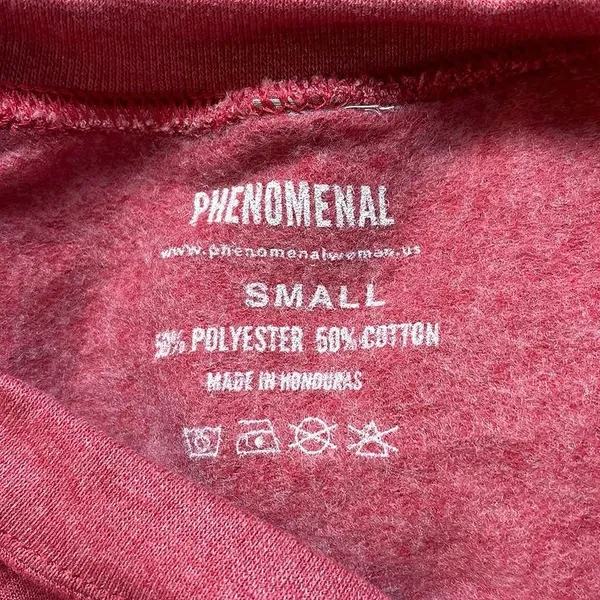 Phenomenal Pink Phenomenally Brown Oversized Long Sleeve Sweatshirt Top Size S - Image 6