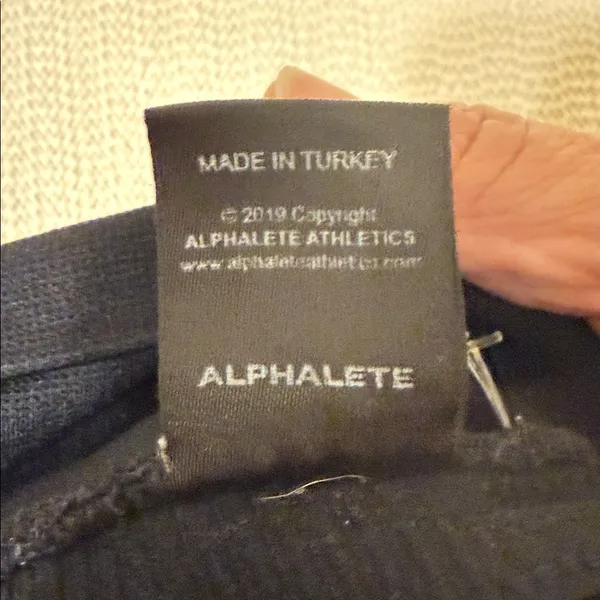 Alphalete Womens XSmall Leggings Black - Image 9