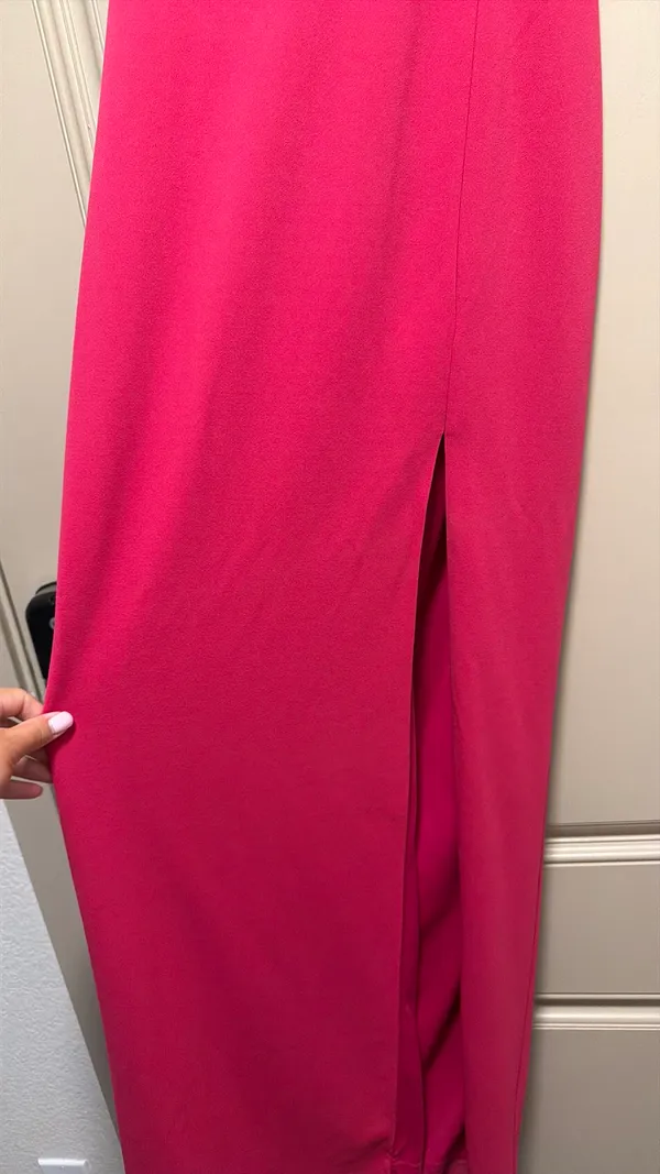 Lulus Pink Strapless Dress Midi - Image 5