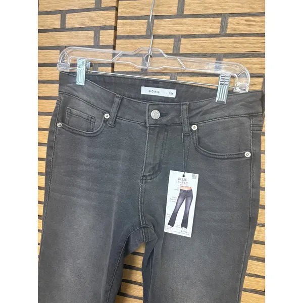 S.O.N.G. Ellie Low Bootcut Black‎ Jeans Size 7/28 - Image 4