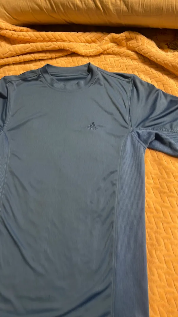 Adidas Blue T-Shirt - Image 5