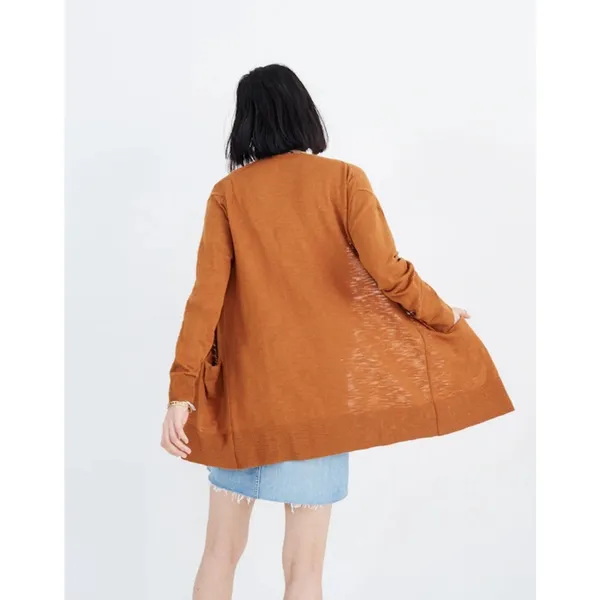 Madewell Summer Ryder Cardigan Size M (runs big) Golden Pecan - Image 7