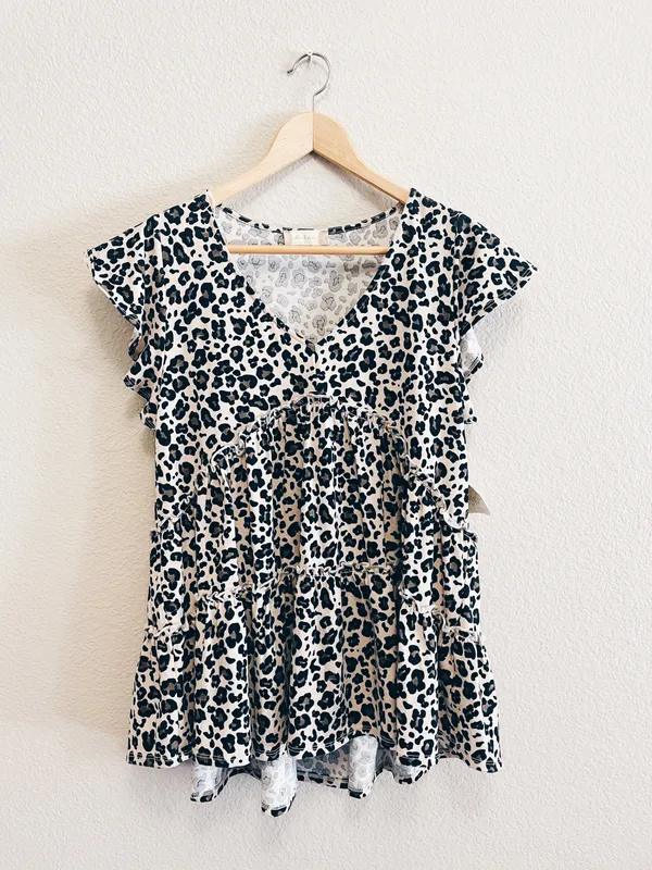Altar'd State Cheetah Top NWT - Image 2