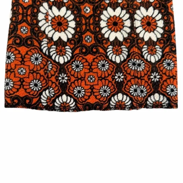 Maeve Anthropologie The Margot patterned kick flare geometric pants SZ S #2538 - Image 7