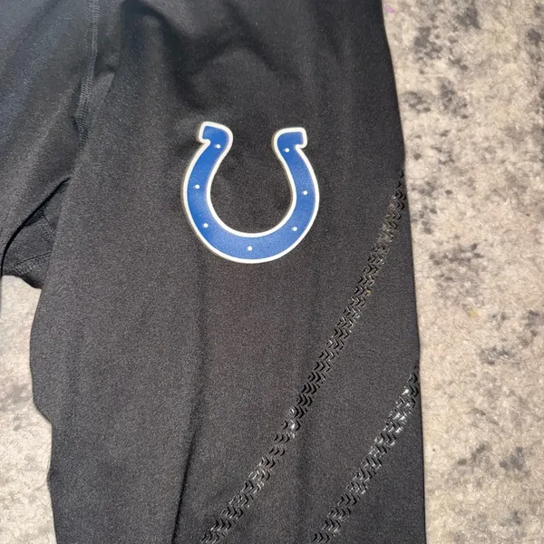 NFL team apparel Black Leggings with colts Logo - Image 2