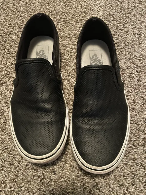 Black Slip-On Vans - Image 2