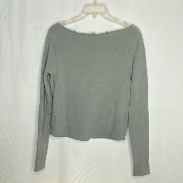 Hollister Off Shoulder Shirt Gray - Image 5