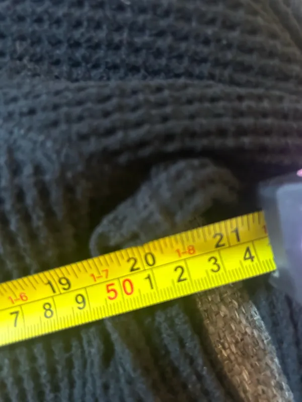 Old Navy Black Crewneck Long Sleeve Waffle Henley Tee | Size Medium - Image 9