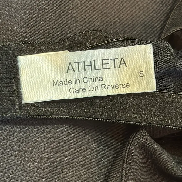 ATHLETA Black Mini Cami Slip Dress • Size Small • EUC - Image 4