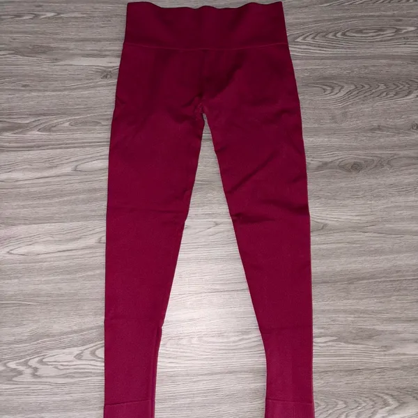 SET Active Dark Pink Ribbed Sculpt-flex Workout Set - Image 7