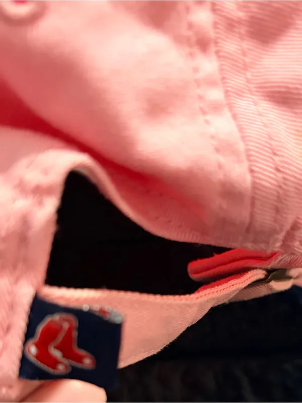 Genuine Merchandise Boston Red Sox Pink Baseball Cap - Image 4