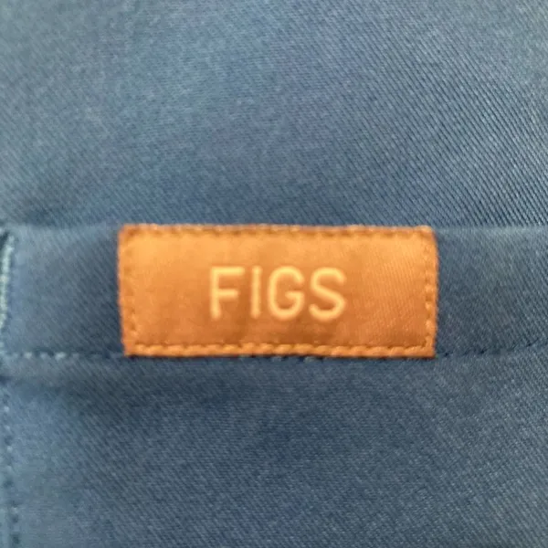 FIGS Women's Catarina Classic V-Neck One-Pocket Scrub Top in Royal Blue Size XL - Image 4