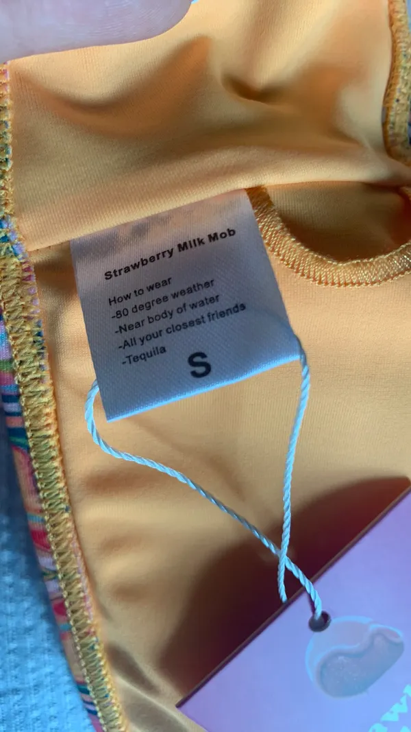 Strawberry Milk Mob Bikini Top Multiple - Image 2