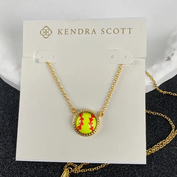 🥎 Kendra Scott Softball Short Pendant Necklace - Image 2