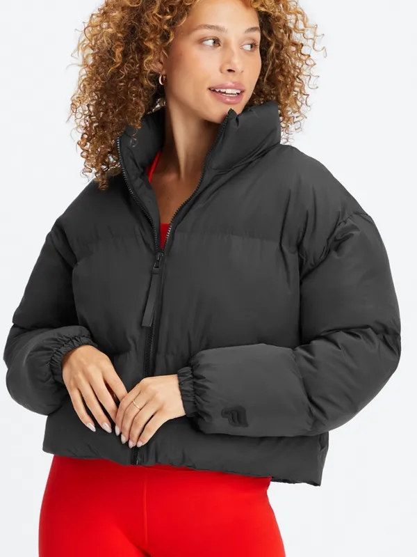 Fabletics Wander Cropped Puffer SZ 2X Winter Fall Trendy Puffer Jacket - Image 7