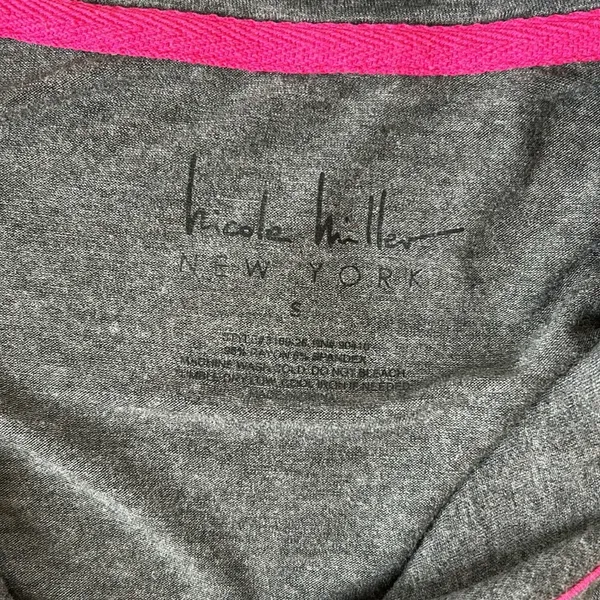 Nicole Miller Pink and Grey Pajamas - Image 3