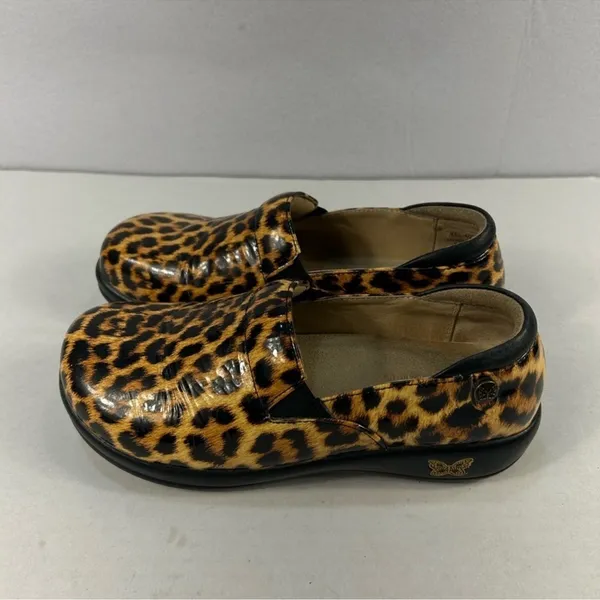 Alegria‎ Keli Leopard Print Patent Slip-On Comfort Shoes | Women’s 38 (8–8.5) - Image 3