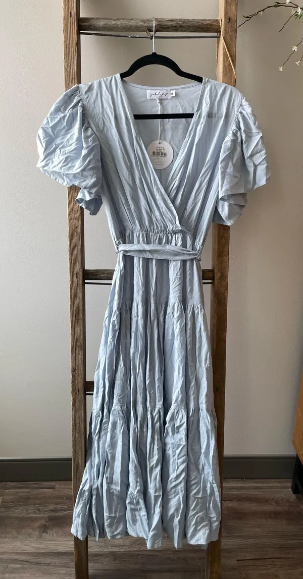 Petal & Pup Maxi Dress Blue - Image 2