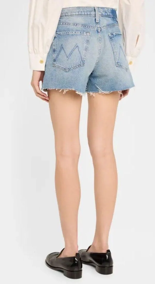 MOTHER Jean Denim Shorts - Image 4