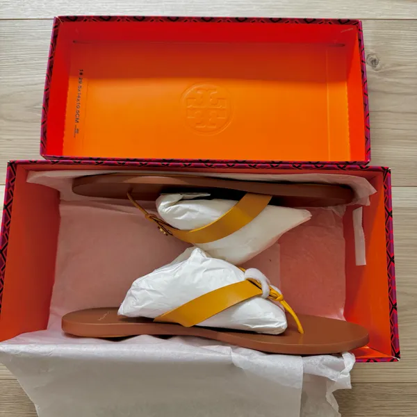 Tory Burch Manon Sandals Yellow - Image 2