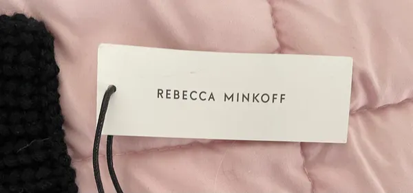 Rebecca Minkoff NWT Traveling Rib Black Knit Scarf, size 76x10” - Image 9