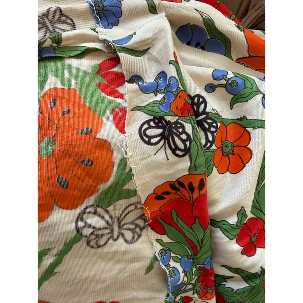 Vintage‎ Groovy Corky Craig California Maxi Dress 70s High Neck Flower Power - Image 6