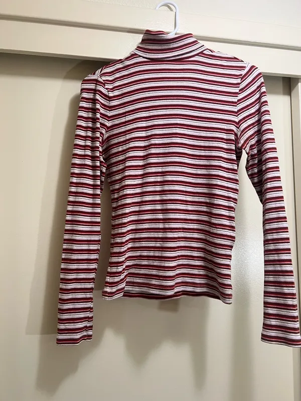 Striped Levi’s Long Sleeve Turtleneck  - Image 2