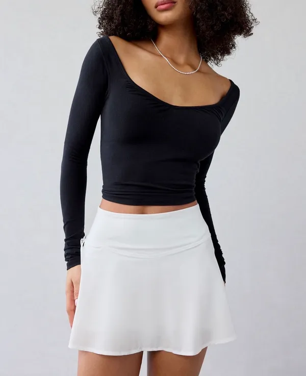 Urban Outfitters Woven Wrap Mini Skort - Image 3