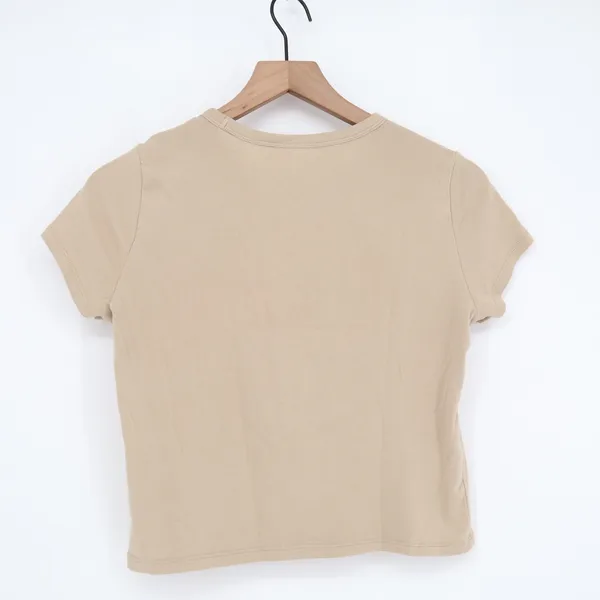 Garage American Motorcycles Graphic Tee Tan Beige Short Sleeve Size M - Image 4