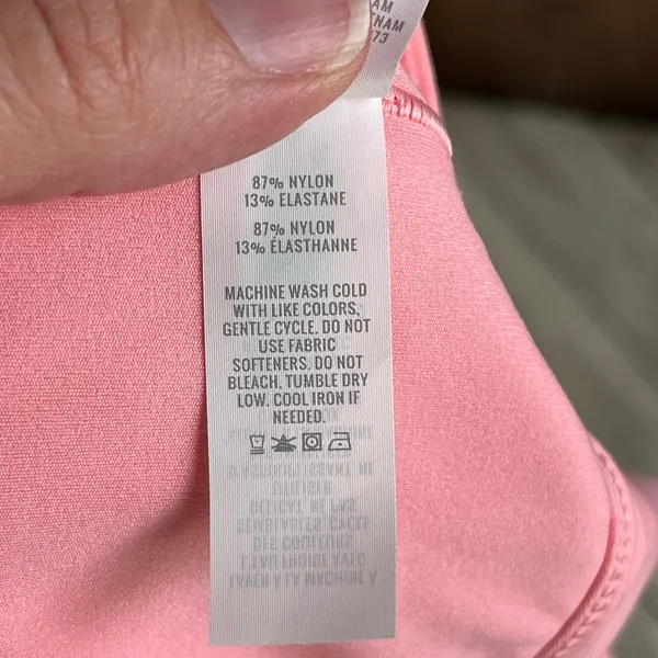 Offline By Aerie Women's Pink Long Sleeve Open Back Top Size L - Image 5