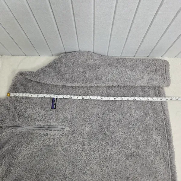 Patagonia Gray Fleece Teddy Pullover Size‎ M - Image 9