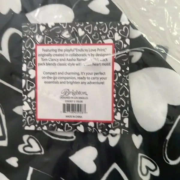 Brighton NWT limited edition Valentine’s heart promotional love backpack - Image 8