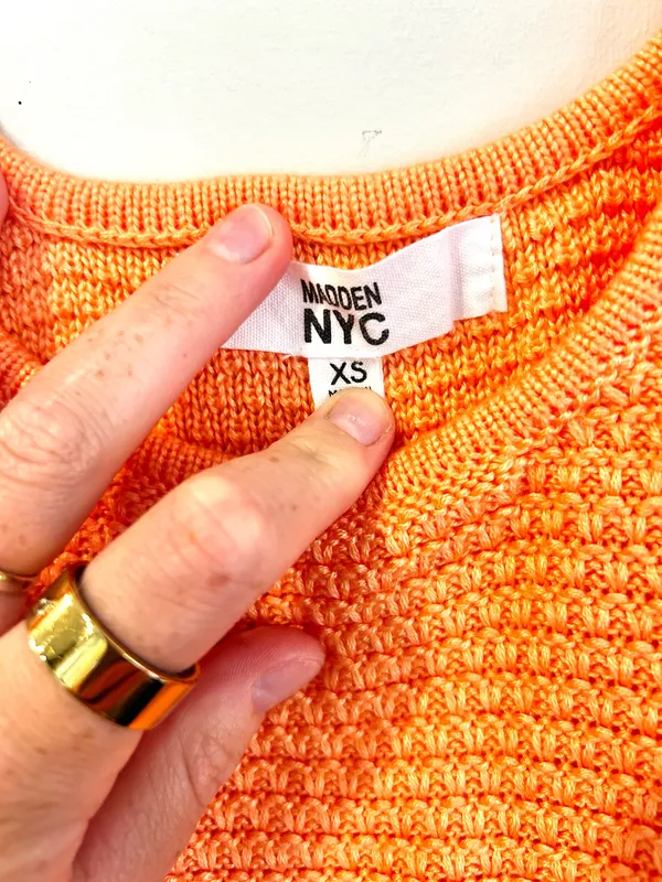Steve Madden NYC Orange Crochet Set - Image 3