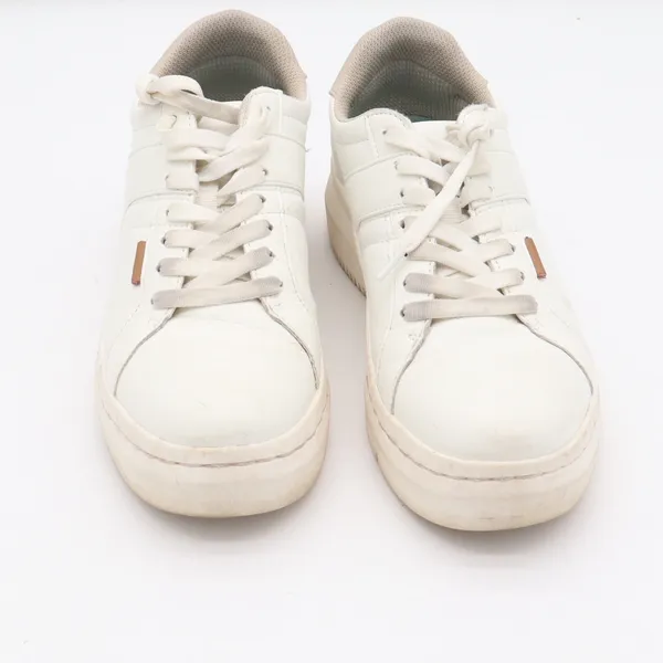 Dr. Scholls Sadie White Platform Sneakers Womens Size 8 Lace Up Fashion Shoes - Image 3
