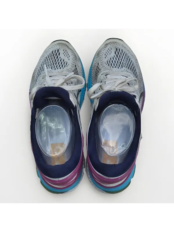 Asics Gel Kayano 26 Women's Size 8 Running Shoes White Pink Blue - Image 6
