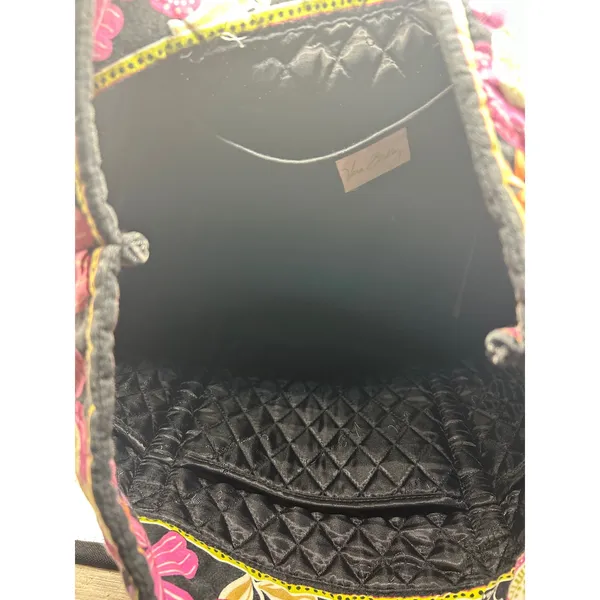 Vera‎ Bradley Plum Crazy Quilted Floral Tote Bag Pink Purple Black Shoulder Bag - Image 6