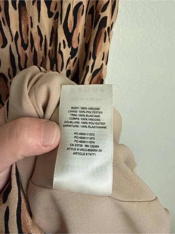 Aritzia Sunday Best Chiara Leopard Print Mini Dress Size 2 - Image 6
