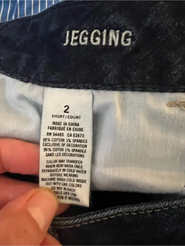 American Eagle Outfitters Dark Blue Super Stretch Jegging Size 2 Short - Image 14
