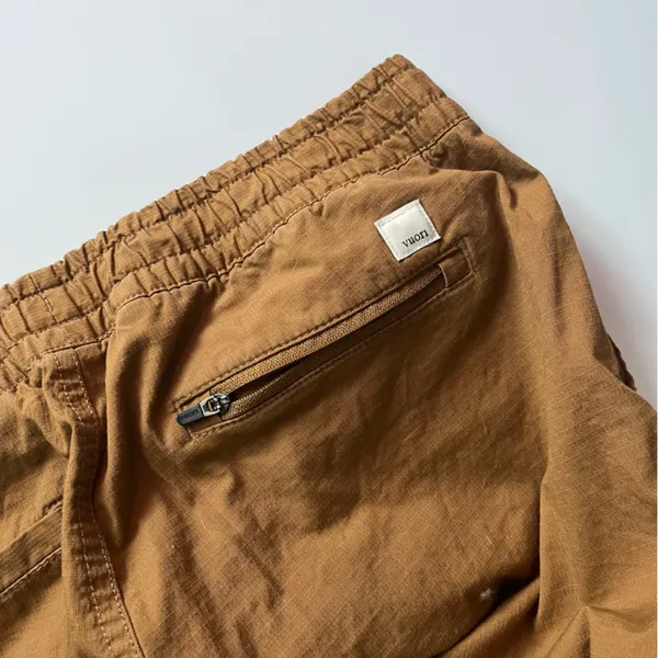 Vuori • Caramel Brown Tan Vintage Ripstop Ankle Pants - Image 7