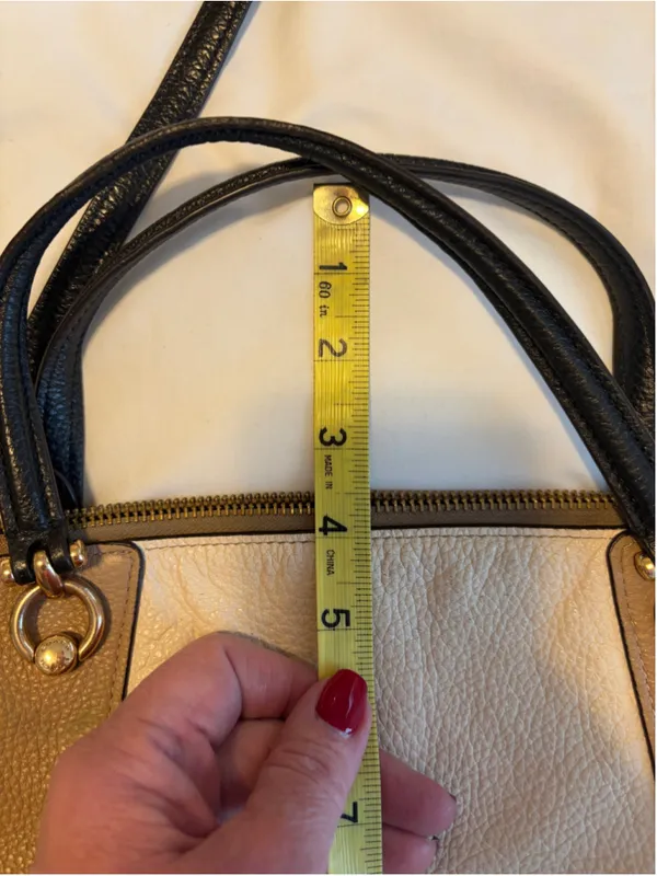 Coach Pebbled Leather Satchel Colorblock Crossbody Shoulder Bag 26311 K12 - Image 14