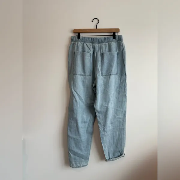 Poetry Sky Blue Relaxed Pants - Image 2