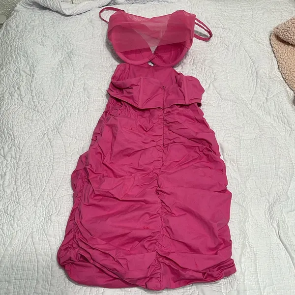 Oh Polly Pink Dress - Image 3