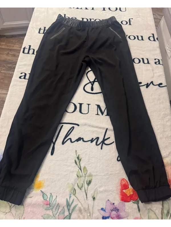 Haute Monde black joggers Women’s Size L. - Image 5
