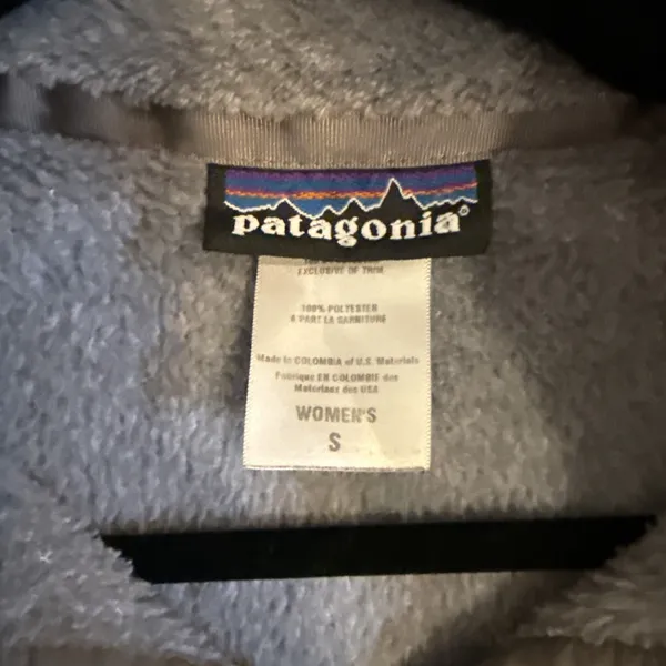 Patagonia Women's Re-Tool Snap-T Pullover Gray Fleece Polartec Women's Sz S - Image 2